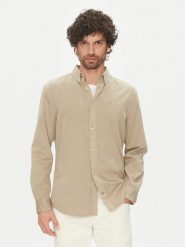 Calvin Klein Koszula K10K114200 Beżowy Comfort Fit. Brązowe koszule CALVIN KLEIN, m, bez wzorów, z bawełny, bez kołnierzyka, bez ramiączek. Za 319.99 zł.