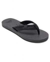 Sandały dla Mężczyzn CARVER SQUISH. Czarne sandały Quiksilver, z gumy, bez zapięcia. Za 129.99 zł.