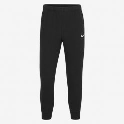 Nike Team French Terry, Pantaloni Da Jogger Uomo - Nero. Czarne joggery i bojówki Nike, l, bez wzorów, casualowe. Za 268.30 zł.