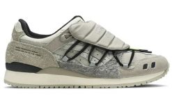 Męskie buty sportowe SBTG & LIMITED EDT. GEL LYTE III OG. Brązowe buty turystyczne ASICS, bez wzorów, z nylonu, bez zapięcia, trekkingowe. Za 693.00 zł.