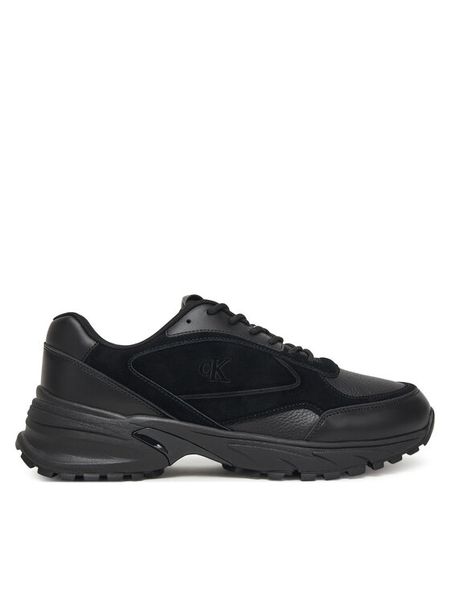 Calvin Klein Jeans Sneakersy Hike Runner Hf Lth Mix YM0YM01289 Czarny. Czarne buty sportowe casual Calvin Klein Jeans, bez wzorów, z jeansu, bez zapięcia. Za 489.99 zł.