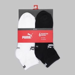 Puma Skarpety Elements Quarter 6-Pack 93875803. Białe skarpety Puma, bez wzorów. Za 79.99 zł.