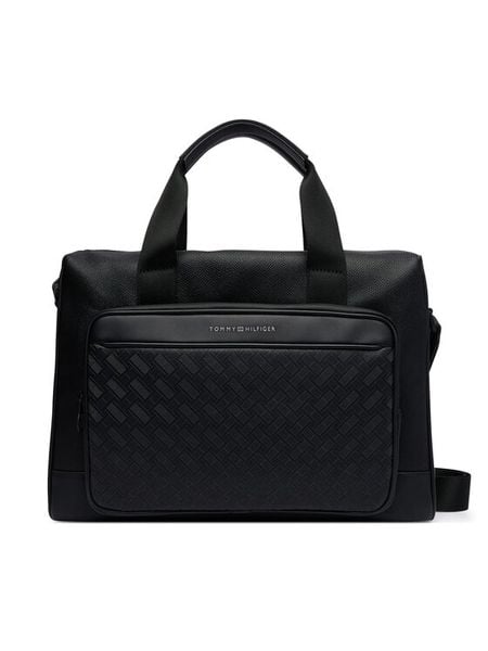 Tommy Hilfiger Torba na laptopa Th Modern Monogram Computer Bag AM0AM14729 Czarny. Czarne torby na laptopa Tommy Hilfiger. Za 749.99 zł.