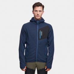 Bluza turystyczna męska z kapturem Alpinus Fryatt. Czarne bluzy Alpinus, m, bez wzorów, z kapturem. W wyprzedaży za 237.00 zł.