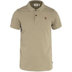 Koszulka Polo Męska Fjallraven Övik. Brązowe koszulki polo sportowe Fjällräven, m, bez wzorów, bez kołnierzyka, bez ramiączek, żeglarskie. Za 449.00 zł.