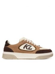 KARL LAGERFELD Sneakersy Kourtney KL53026 Brązowy. Brązowe buty sportowe casual KARL LAGERFELD, bez wzorów, ze skóry, bez zapięcia. Za 1,059.00 zł.