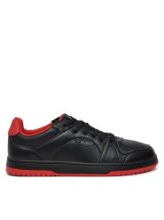 Hugo Sneakersy Hadrian 50529896 Czarny. Czarne buty sportowe casual Hugo, bez wzorów, ze skóry, bez zapięcia. Za 579.99 zł.