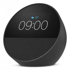 AMAZON ECHO SPOT 2024 OROLOGIO NERO. Głośniki przenośne Amazon. Za 297.99 zł.