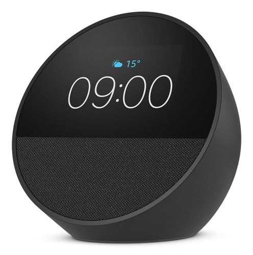 AMAZON ECHO SPOT 2024 OROLOGIO NERO. Głośniki przenośne Amazon. Za 325.99 zł.