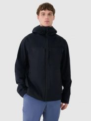 KURTKA TECHNICZNA MĘSKA 4F TREKKINGOWA Z KAPTUREM Z KAPTUREM CZARNA. Czarne kurtki 4F, l, bez wzorów, z kapturem. Za 399.99 zł.
