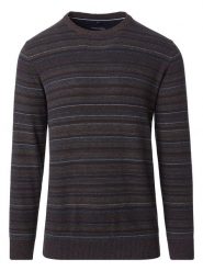 CASAMODA Sweter w kolorze brązowo-czarnym rozmiar: 6XL. Brązowe swetry nierozpinane CASAMODA, xl, bez wzorów, z bawełny, bez kołnierzyka, bez ramiączek. Za 105.14 zł.