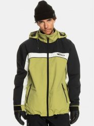Quiksilver Kurtka narciarska Live Wire Snjt EQYTJ03408 Zielony Regular Fit. Zielone kurtki narciarskie i snowboardowe Quiksilver, m, bez wzorów, z syntetyku, narciarskie. Za 899.99 zł.
