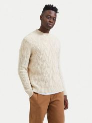 Selected Homme Sweter 16086686 Beżowy Regular Fit. Brązowe swetry rozpinane Selected Homme, m, bez wzorów, z syntetyku, bez kołnierzyka, bez ramiączek. Za 179.99 zł.
