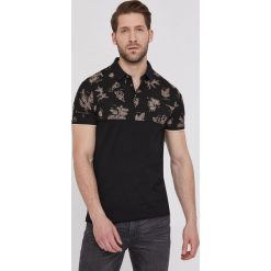 Medicine - Polo Indian Spring. Czarne koszulki polo MEDICINE, l, bez wzorów, bez kołnierzyka, bez ramiączek. W wyprzedaży za 69.90 zł.