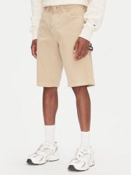Tommy Jeans Szorty materiałowe Jaimie DM0DM21951 Beżowy Slim Fit. Brązowe szorty Tommy Jeans, m, bez wzorów, z bawełny. Za 309.99 zł.