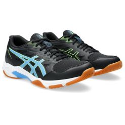 Buty do siatkówki męskie Asics Gel-Rocket 11. Czarne buty do biegania ASICS, bez wzorów, bez zapięcia, do biegania. Za 339.00 zł.