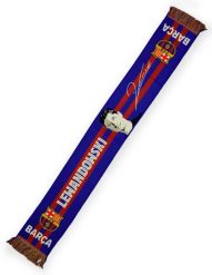 FC Barcelona 25-26, oficjalny szalik - podpisany przez Roberta Lewandowskiego. Czerwone szaliki FC Barcelona, bez wzorów, z bawełny. Za 133.50 zł.