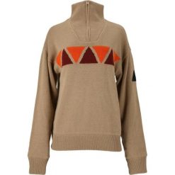 Pull SOS Aboda. Brązowe bluzy SOS, na zimę, bez wzorów, bez kaptura. Za 715.50 zł.