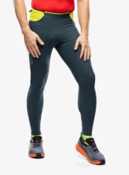 Legginsy do biegania Karpos Lavaredo Plus Winter Tight. Zielone legginsy długie sportowe KARPOS, s, bez wzorów, z materiału, do biegania. Za 525.75 zł.