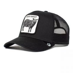 Czapka z daszkiem Goorin Bros. The Black Sheep Trucker - 101-0380-BLK. Czarne czapki z daszkiem Goorin Bros, bez wzorów. Za 169.98 zł.