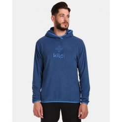 Męska bluza polarowa z kapturem Kilpi FLOND-M. Niebieskie bluzy z kapturem Kilpi, na zimę, l, bez wzorów, z polaru, z kapturem. Za 163.85 zł.