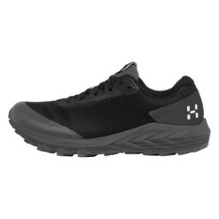 Buty do biegania męskie L.I.M Tempo Trail GTX Low. Czarne buty do biegania Haglöfs, bez wzorów, bez zapięcia, do biegania. Za 700.00 zł.