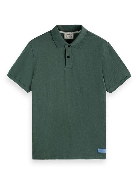 Scotch & Soda Koszulka polo w kolorze zielonym rozmiar: XL. Zielone koszulki polo Scotch & Soda, xl, bez wzorów, bez kołnierzyka, bez ramiączek. Za 96.60 zł.