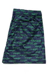 SPODENKI MĘSKIE WRANGLER SWIM SHORT AMAZON GREEN W4B01V9UX 112129079. Zielone szorty Wrangler, m, bez wzorów, z materiału. W wyprzedaży za 69.99 zł.