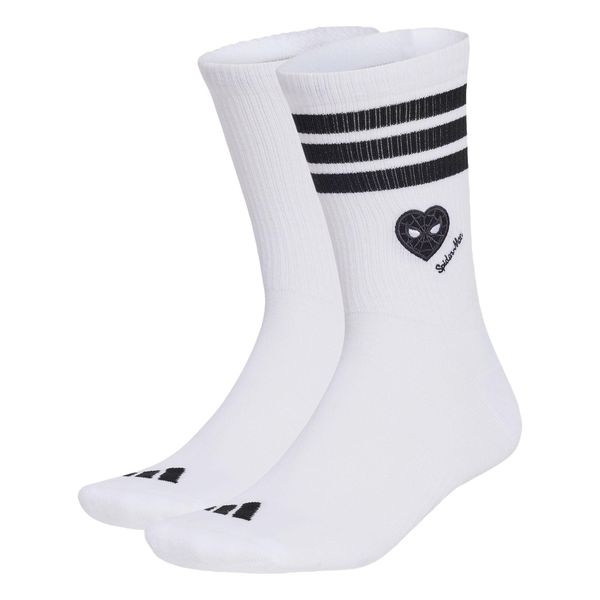 SKARPETY ADIDAS MARVEL SPIDER-MAN. Białe skarpety Adidas, bez wzorów, z bawełny. Za 99.95 zł.