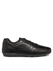 Geox Półbuty U Snake 2.0 U45GXC 00043 C9999 Czarny. Czarne eleganckie półbuty Geox, bez wzorów, ze skóry, bez obcasa, bez zapięcia. Za 349.99 zł.