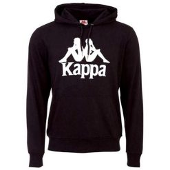 Męska Bluza Z Kapturem Taino. Czarne bluzy z kapturem Kappa, m, bez wzorów, z kapturem. Za 163.99 zł.