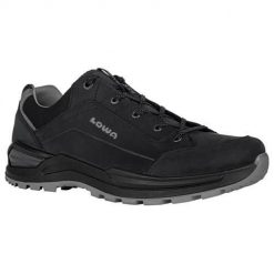 Buty trekkingowe męskie Lowa Renegade Evo Ll. Czarne trekkingi Lowa, bez wzorów, z materiału, bez zapięcia. Za 1,215.00 zł.