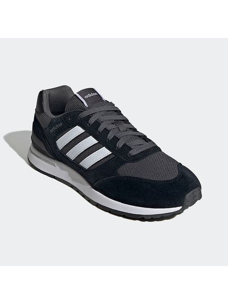 Adidas Skórzane sneakersy "Run 80s" w kolorze czarnym rozmiar: 40. Czarne buty do biegania Adidas, bez wzorów, bez zapięcia. Za 241.56 zł.