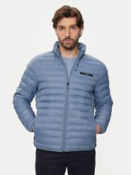 Calvin Klein Kurtka puchowa K10K113474 Granatowy Regular Fit. Niebieskie kurtki CALVIN KLEIN, l, bez wzorów, z puchu, bez kaptura. Za 419.99 zł.