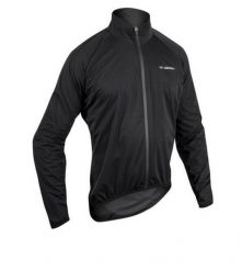 Kurtka przeciwdeszczowa na rower MICROM 15, czarna. Czarne kurtki GIST, m, bez wzorów, bez kaptura. Za 449.00 zł.