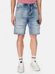 Tommy Jeans Szorty jeansowe Otis DM0DM23065 Niebieski jasny Regular Fit. Niebieskie szorty Tommy Jeans, m, bez wzorów, z bawełny. Za 449.99 zł.
