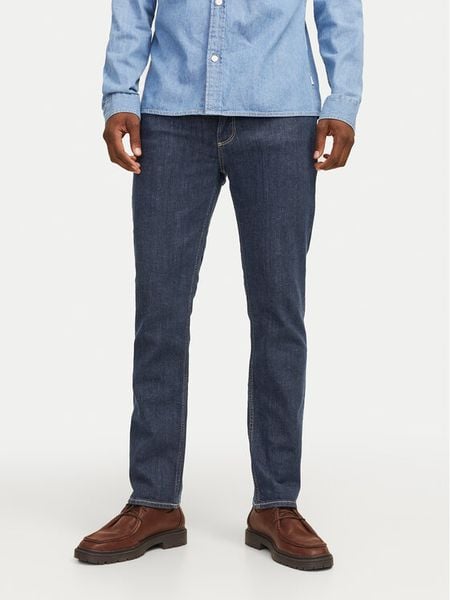 Jack & Jones Jeansy Clark 12261707 Granatowy Regular Fit. Niebieskie jeansy Jack & Jones, m. Za 199.99 zł.