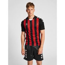 Koszulka do piłki nożnej męska Hummel Striped. Czarne bielizna termoaktywna Hummel, m, bez wzorów, bez ramiączek, do piłki nożnej. Za 122.00 zł.