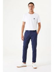 Garcia Spodnie chino w kolorze granatowym rozmiar: W31. Niebieskie eleganckie spodnie Garcia, na co dzień. Za 110.04 zł.