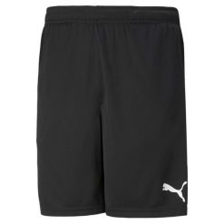 Spodenki męskie Puma teamRISE Training Shorts czarne. Białe szorty Puma, m, bez wzorów, sportowe. Za 83.99 zł.