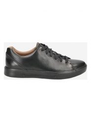 Clarks Skórzane sneakersy "Un Costa" w kolorze czarnym rozmiar: 41,5. Czarne buty sportowe casual Clarks, bez wzorów, bez zapięcia. Za 298.67 zł.