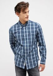 Męska Koszula MUSTANG Chester Multi Check Blue 1014760 12545. Niebieskie koszule Mustang, m, bez wzorów, bez kołnierzyka, bez ramiączek. Za 129.99 zł.