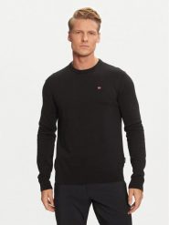 Napapijri Sweter Droz NP0A4I2G Czarny Regular Fit. Czarne swetry rozpinane Napapijri, m, bez wzorów, z bawełny, bez kołnierzyka, bez ramiączek. Za 339.99 zł.