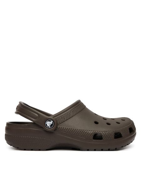 Crocs Klapki Classic 10001 Brązowy ciemny. Brązowe klapki Crocs, z tworzywa sztucznego. Za 239.99 zł.