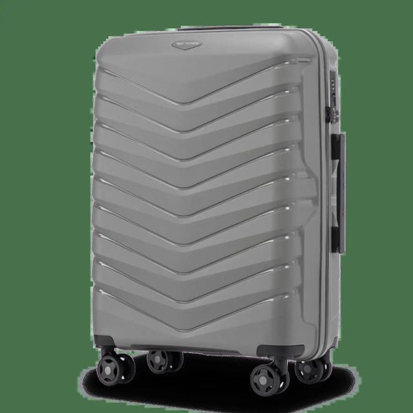 Walizka średnia Wings PHOENIX polipropylen 24" DARK GREY. Szare walizki Wings, bez wzorów, z materiału, średnie. Za 181.93 zł.