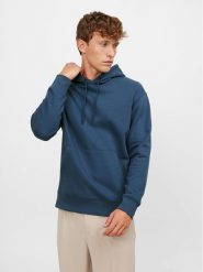 Jack&Jones Bluza Star 12208157 Granatowy Relaxed Fit. Niebieskie bluzy Jack&Jones, m, bez wzorów, z syntetyku, bez kaptura. Za 129.99 zł.