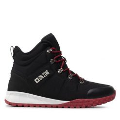 Kozaki Big Star Shoes. Czarne kozaki BIG STAR SHOES, bez wzorów, bez obcasa, bez zapięcia. Za 229.99 zł.
