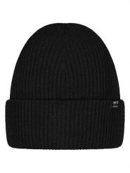 Barts Czapka "Tames" w kolorze czarnym rozmiar: onesize. Czarne czapki zimowe Barts, z aplikacjami, z wełny. Za 117.73 zł.