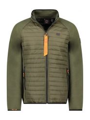 Canadian Peak Kurtka polarowa "Trabouleak" w kolorze khaki rozmiar: XXL. Brązowe kurtki Canadian Peak, xxl, z aplikacjami, z materiału, bez kaptura. Za 166.10 zł.