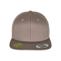 Czapka Flexfit organic cotton. Szare czapki z daszkiem FLEXFIT, bez wzorów, z bawełny. Za 129.00 zł.